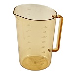 Cambro 400MCH150 - High Heat Measuring Cup, 4 qt., plastic, amber