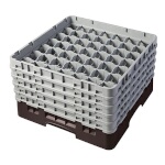 Cambro 49S958167 - Glass Rack, with (5) extenders, 19-3/4