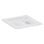 Cambro 60PPCH190 - Food Pan Cover, 1/6 size, with handle, translucent, (Case of 6)