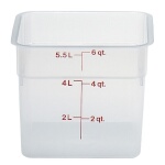Cambro 6SFSPP190 - Food Container, 6 qt., 8