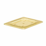 Cambro 80HPC150 - H-Pan Cover, high heat, 1/8 size, flat, amber, (Case of 6)