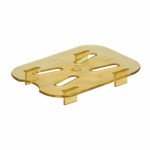 Cambro 80HPD150 - H-Pan Drain Shelf, 1/8 size, amber, (Case of 6)