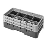 Cambro 8HS434151 - Glass Rack, with (2) extenders, 10