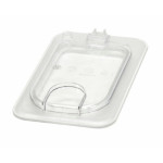 Cambro 90CWL135 - Camwear FlipLid Food Pan Cover, 1/9 size, hinged, clear, (Case of 6)