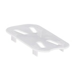 Cambro 90PPD190 - Drain Shelf, 1/9 size, fits 92 & 94PP, polypropylene, translucent, (Case of 6)