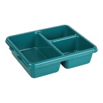 Cambro 9113CW414 - Meal Delivery Tray, 3-compartment, 9