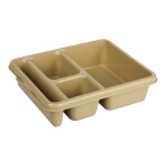 Cambro 9114CP161 - Meal Delivery Tray, 4-compartment, 8-15/16