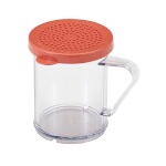 Cambro 96SKRM135 - Shaker/Dredge, 10 oz., with medium ground lid, clear