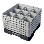 Cambro 9S1114110 - Glass Rack, with (6) extenders, 19-3/4