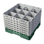 Cambro 9S1114119 - Glass Rack, with (6) extenders, 19-3/4