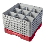 Cambro 9S1114163 - Glass Rack, with (6) extenders, 19-3/4