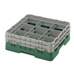 Cambro 9S434119 - Glass Rack, with (2) extenders, 19-3/4