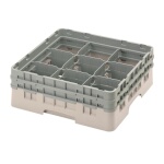 Cambro 9S434184 - Glass Rack, with (2) extenders, 19-3/4