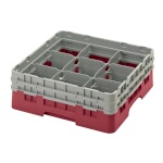 Cambro 9S434416 - Glass Rack, with (2) extenders, 19-3/4