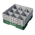 Cambro 9S638119 - Glass Rack, with (3) extenders, 19-3/4