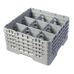 Cambro 9S800151 - Glass Rack, with (4) extenders, 19-3/4