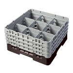 Cambro 9S800167 - Glass Rack, with (4) extenders, 19-3/4