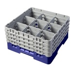 Cambro 9S800186 - Glass Rack, with (4) extenders, 19-3/4