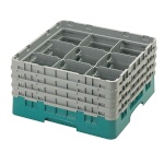 Cambro 9S800414 - Glass Rack, with (4) extenders, 19-3/4