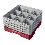 Cambro 9S800416 - Glass Rack, with (4) extenders, 19-3/4