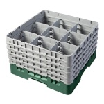 Cambro 9S958119 - Glass Rack, with (5) extenders, 19-3/4