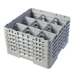 Cambro 9S958151 - Glass Rack, with (5) extenders, 19-3/4