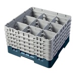 Cambro 9S958414 - Glass Rack, with (5) extenders, 19-3/4