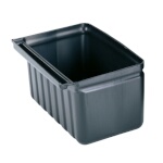 Cambro BC331KDSH110 - Silverware Holder, 2-1/2 gallon, for KD service cart, black
