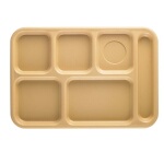 Cambro BCT1014161 - School Tray, 6-compartment, 10