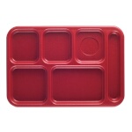 Cambro BCT1014163 - School Tray, 6-compartment, 10