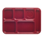 Cambro BCT1014416 - School Tray, 6-compartment, 10