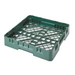 Cambro BR258119 - Dishwasher Rack, full size, (1) compartment, Sherwood green, (Case of 6)