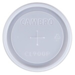 Cambro CL900P190 - Disposable CamLid, translucent (1000 per case)