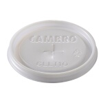 Cambro CLLT10190 - Disposable CamLid, fits Laguna tumbler #LT10, translucent (1000 per case)