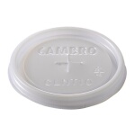 Cambro CLNT10190 - Disposable CamLid, fits Newport tumbler #NT10, translucent (1000 per case)