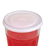 Cambro CLNT9190 - Disposable CamLid, fits Newport tumbler #NT9, translucent (1000 per case)
