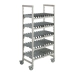 Cambro CPMU213675DDPKG - Mobile Dome Drying Rack Cart, 21