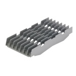 Cambro CSDR73151 - Vertical Drying Cradle, 10-1/4