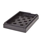 (Discontinued) Cambro EPPCTS110 - Cam GoBox Chiller Insert, fits in-between lid and box, black