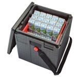 Cambro EPPMBWSTSW110 - Cam GoBox Insulated Milk Box, 10.7 gal., top load, black