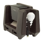 Cambro HWATD131 - Handwashing Station, with paper towel & soap dispenser, plastic, dark brown