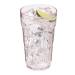 Cambro LT16152 - Laguna Tumbler, 16 oz., hammered texture, SAN, clear
