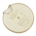 Cambro MCCH150 - High Heat Cover, fits 2 & 4 quart measuring cups, plastic, amber