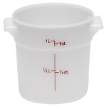 Cambro RFS1148 - Storage Container, round, 1 qt., 6