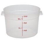 Cambro RFS12PP190 - Storage Container, round, 12 qt., 14