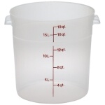 Cambro RFS18PP190 - Storage Container, round, 18 qt., 14