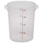 Cambro RFS4PP190 - Storage Container, round, 4 qt., 8