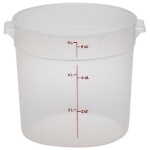 Cambro RFS6PP190 - Storage Container, round, 6 qt., 9