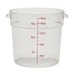 Cambro RFSCW18135 - Storage Container, round, 18 qt., 14-7/8