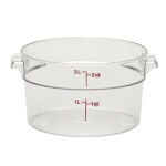 Cambro RFSCW2135 - Storage Container, round, 2 qt., 8-3/16